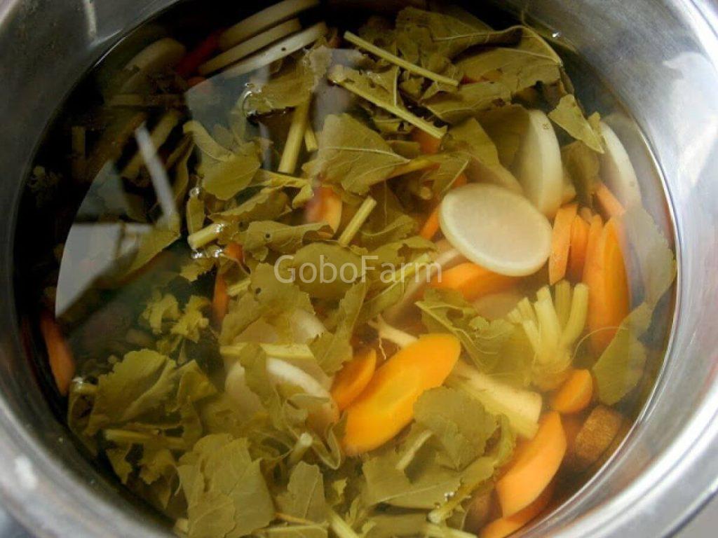 Lọc bã canh dưỡng sinh