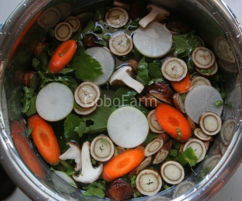 Sơ chế nguyên liệu canh dưỡng sinh
