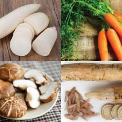 Combo Dưỡng Sinh |  Ngưu bàng khô & Nấm đông cô