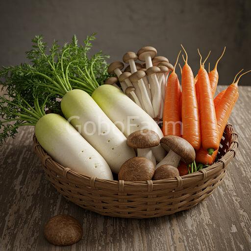 Nguyên liệu nấu canh dưỡng sinh bằng nồi nấu chậm